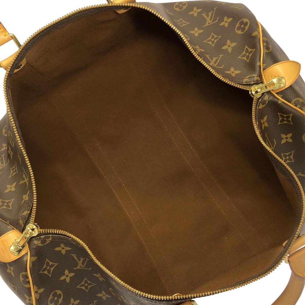 LOUIS VUITTON Brown Monogram Keepall 50 Boston Bag - Picture 9 of 10